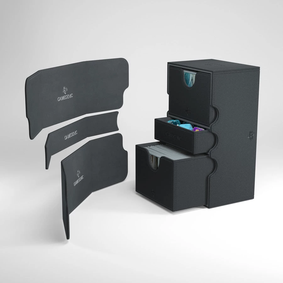 Asmodee Gamegenic: Stronghold 200+ Convertible, Black Supplies 5 Asmodee Gamegenic: Stronghold 200+ Convertible, Black Supplies