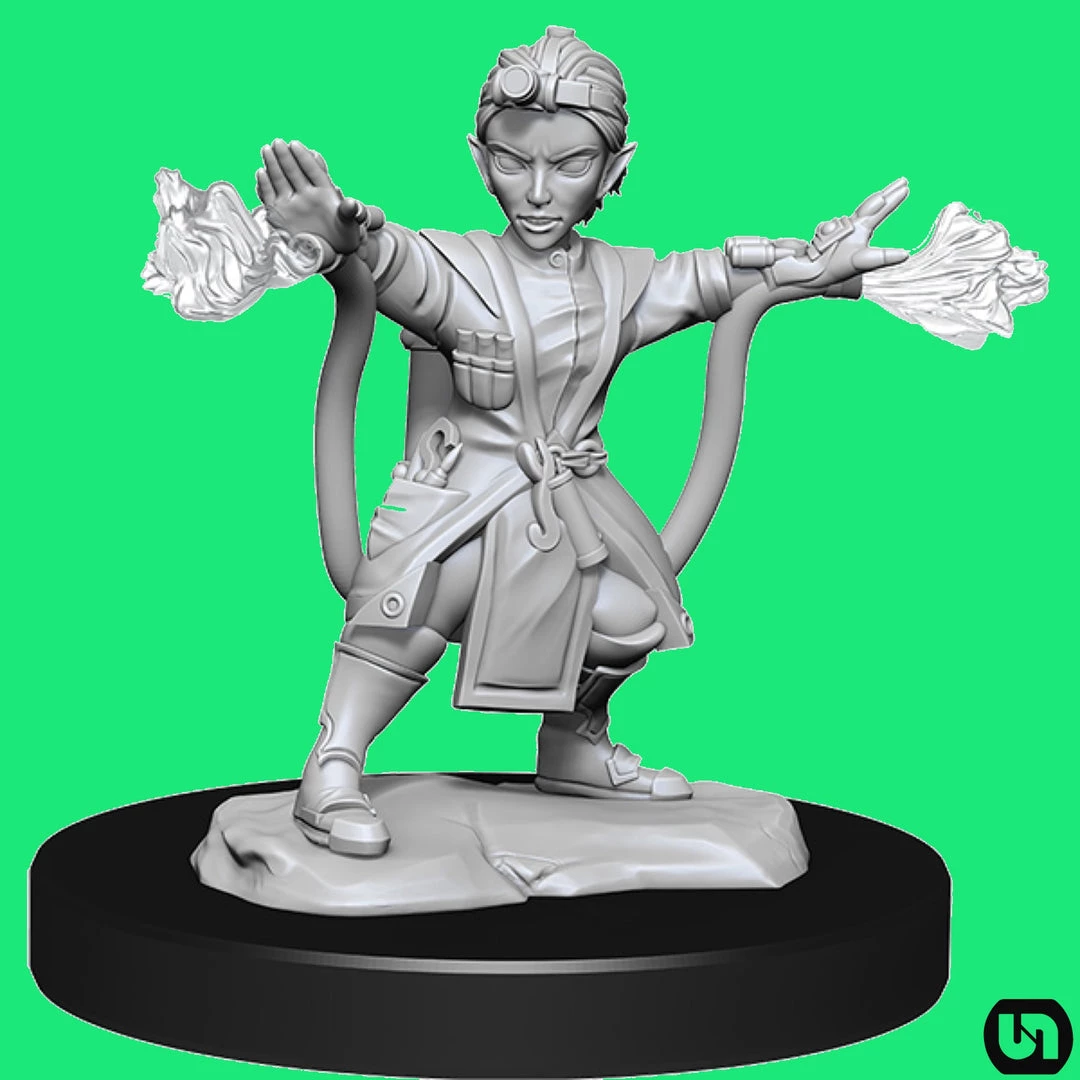 Wizkids Dungeons & Dragons: Nolzur's Marvelous Miniatures Wave 14 - Gnome Artificer Female 3 Wizkids Dungeons & Dragons: Nolzur's Marvelous Miniatures Wave 14 - Gnome Artificer Female