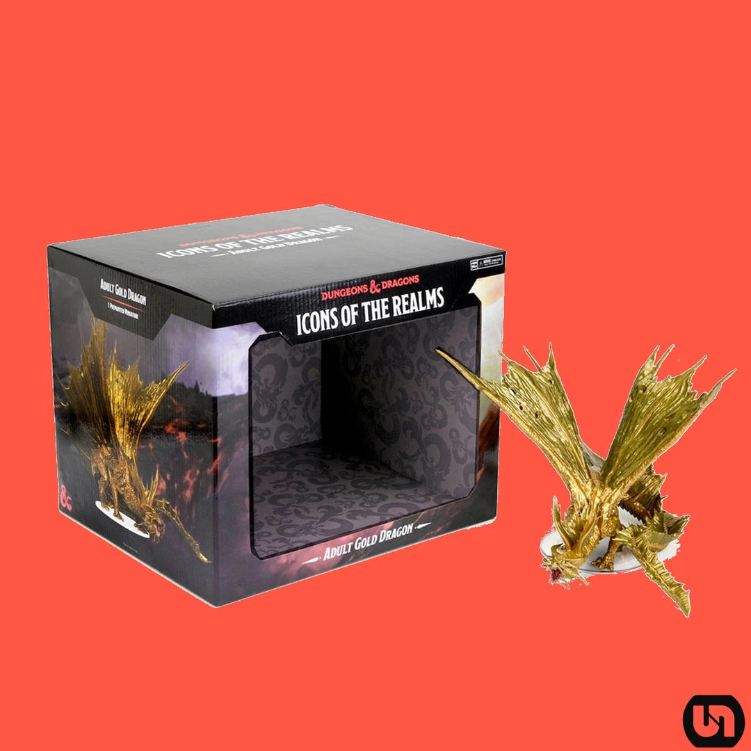 Wizkids Miniatures Dungeons & Dragons: Icons Of The Realms - Adult Gold Dragon 3 Wizkids Miniatures Dungeons & Dragons: Icons Of The Realms - Adult Gold Dragon