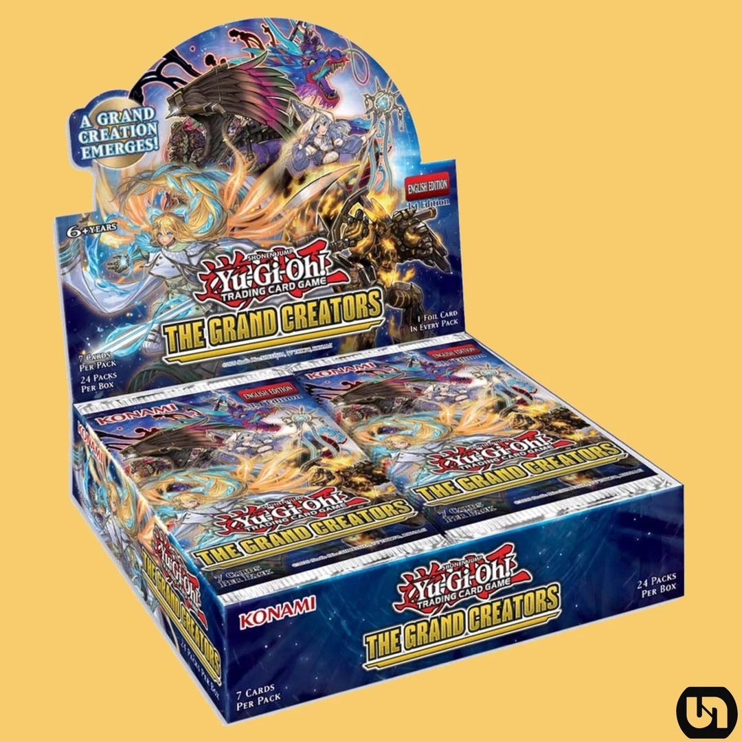Konami Yu-Gi-Oh: The Grand Creators 1st Edition Sealed Booster Box Case (12 Booster Boxes) 3 Konami Yu-Gi-Oh: The Grand Creators 1st Edition Sealed Booster Box Case (12 Booster Boxes)