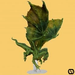 Wizkids Dungeons & Dragons: Icons Of The Realms - Adult Green Dragon Premium Figure
