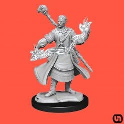 Wizkids Dungeons & Dragons: Nolzur's Marvelous Miniatures Wave 14 - Half-Elf Wizard Male