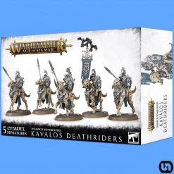 Games Workshop Miniatures Warhammer: Age Of Sigmar - Ossiarch Bonereapers-Kavalos Deathriders