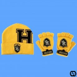 Bioworld Merch Harry Potter: Hufflepuff Beanie & Glomitts Combo