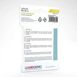 Asmodee Gamegenic: Prime Sleeves Clear Exoshields 40ct - Keyforge