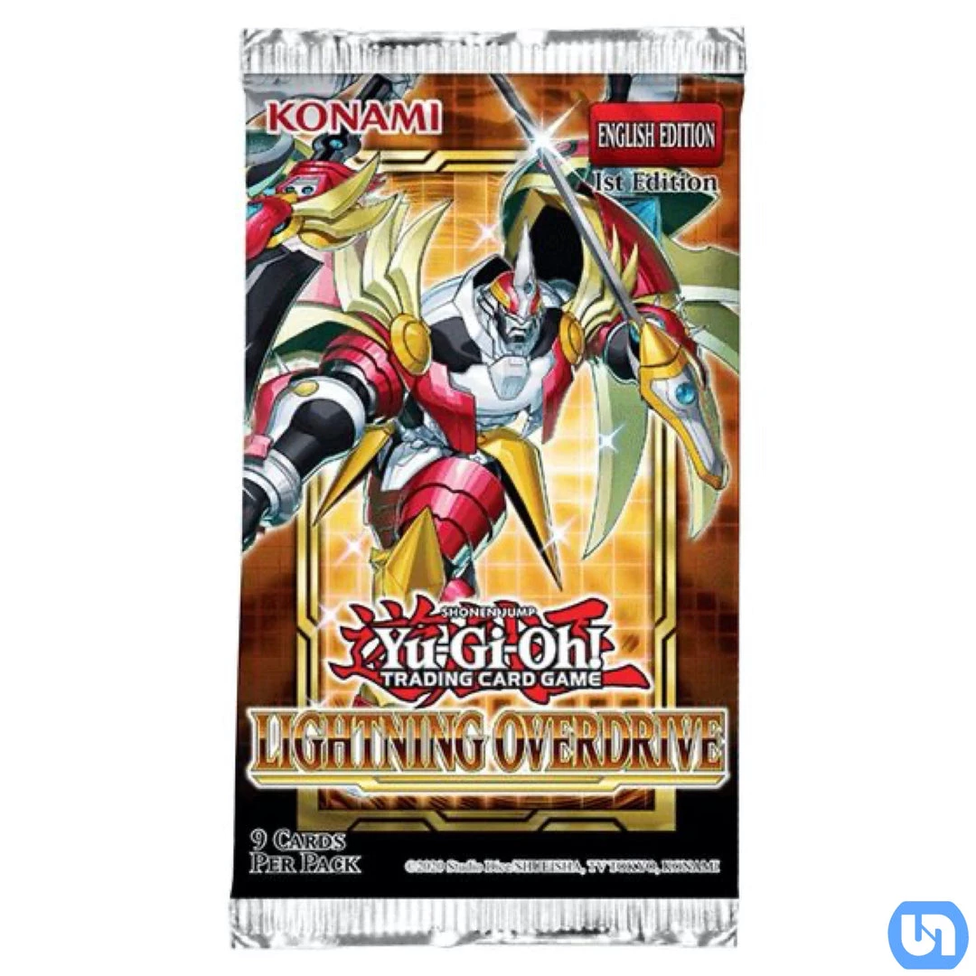 Konami Yu-Gi-Oh: Lightning Overdrive First Edition Booster Pack TCGs 3 Konami Yu-Gi-Oh: Lightning Overdrive First Edition Booster Pack TCGs