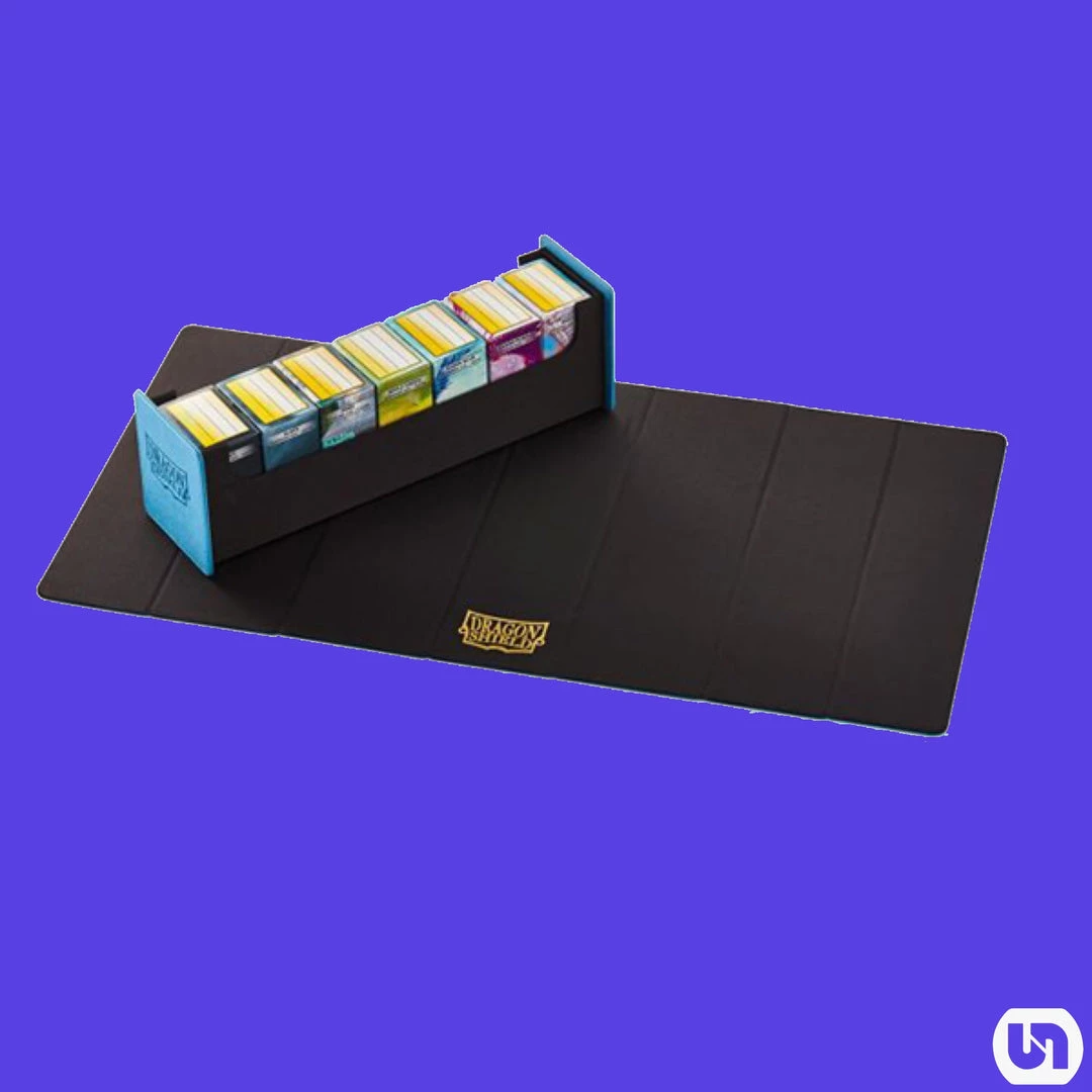 Arcane Tinman Supplies Dragon Shield: Magic Carpet Deck Tray & Playmat - Blue/Black 4 Arcane Tinman Supplies Dragon Shield: Magic Carpet Deck Tray & Playmat - Blue/Black