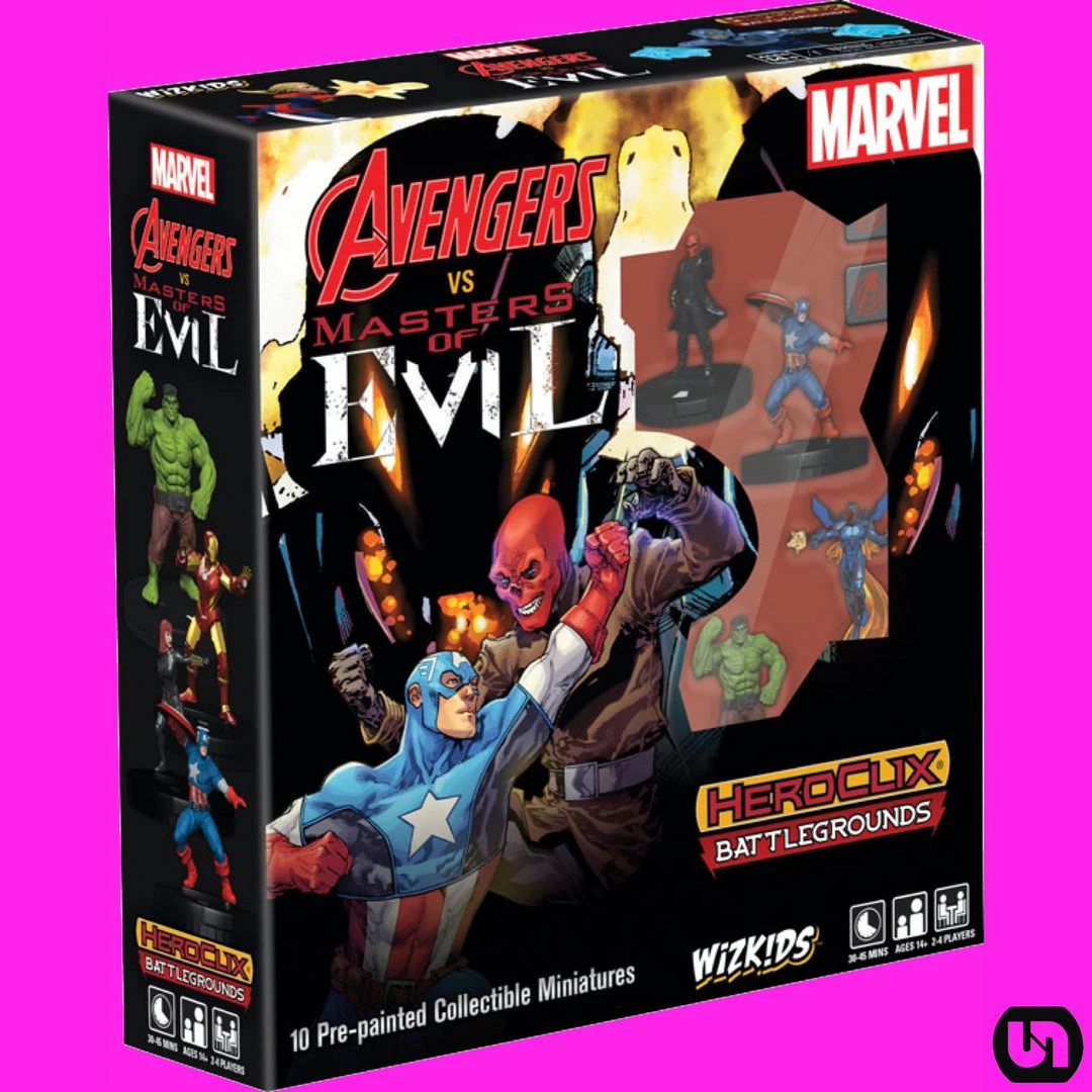 Wizkids Marvel HeroClix: Avengers Vs. Masters Of Evil Miniatures 3 Wizkids Marvel HeroClix: Avengers Vs. Masters Of Evil Miniatures