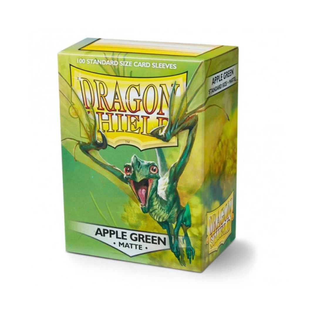 Arcane Tinman Supplies Dragon Shield Matte Sleeves - Apple Green (100-Pack) 3 Arcane Tinman Supplies Dragon Shield Matte Sleeves - Apple Green (100-Pack)