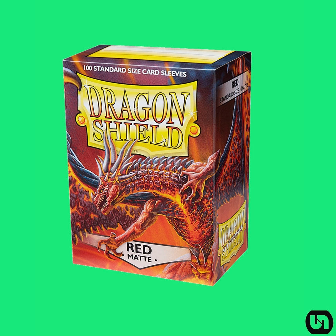 Arcane Tinman Dragon Shield Matte Sleeves - Red (100-Pack) Supplies 3 Arcane Tinman Dragon Shield Matte Sleeves - Red (100-Pack) Supplies