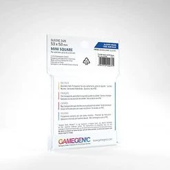 Asmodee Gamegenic: Prime Board Game Sleeves 50ct - Mini Square Supplies