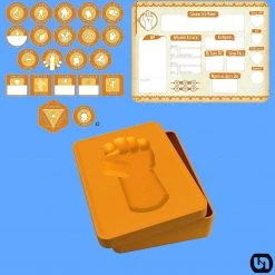 Gale Force 9 Dungeons & Dragons 5E: Monk Token Set RPGs