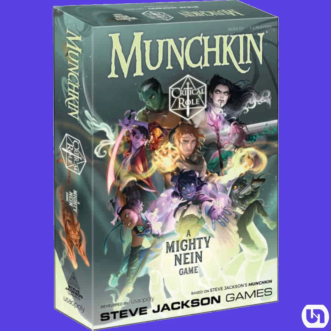 USAopoly Munchkin: Critical Role - A Mighty Nein Game Board Games 3 USAopoly Munchkin: Critical Role - A Mighty Nein Game Board Games
