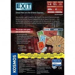 Kosmos Exit The Game: Dead Man On The Orient Express Board Games