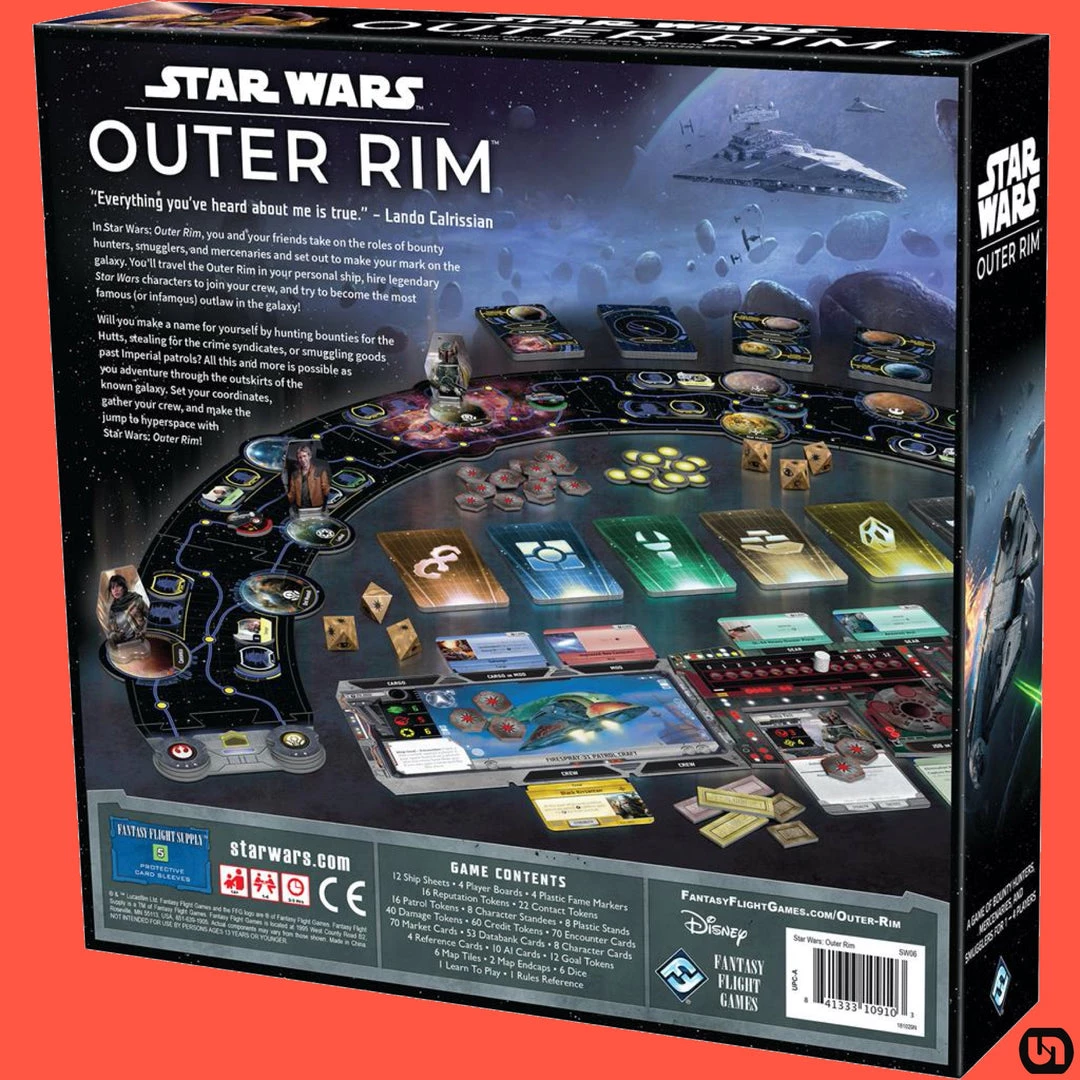 Fantasy Flight Games Board Games Star Wars: Outer Rim 4 Fantasy Flight Games Board Games Star Wars: Outer Rim