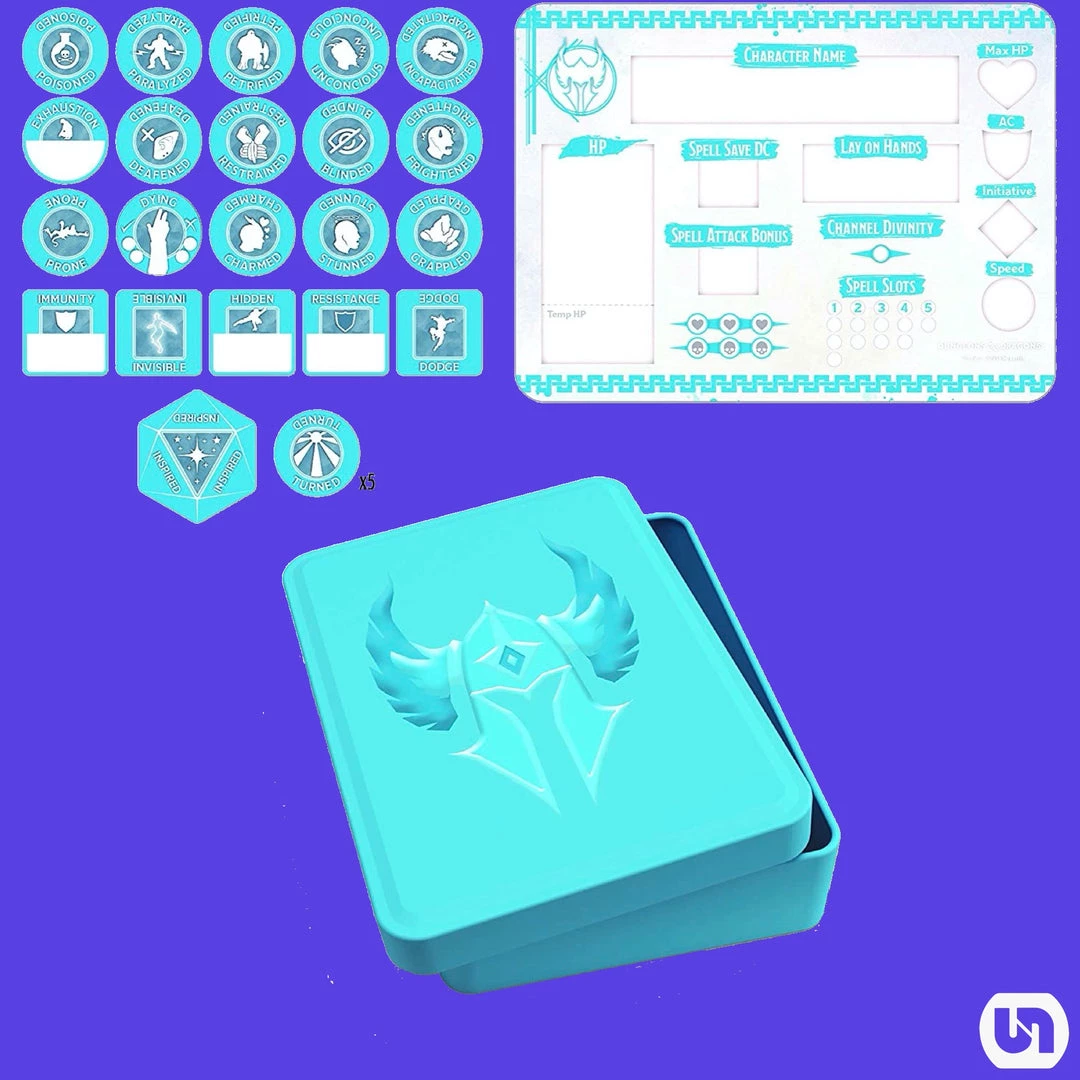 Gale Force 9 RPGs Dungeons & Dragons 5E: Paladin Token Set 3 Gale Force 9 RPGs Dungeons & Dragons 5E: Paladin Token Set