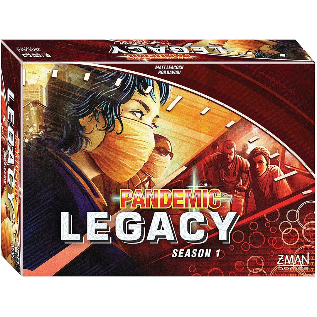 Zman Games Board Games Pandemic: Legacy Season 1 (Red Edition) 3 Zman Games Board Games Pandemic: Legacy Season 1 (Red Edition)