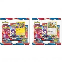 Pokemon TCG: Sword & Shield Battle Styles Three Booster Pack Blister (Eevee & Jolteon)(SET OF 2)