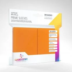 Asmodee Supplies Gamegenic: Prime Sleeves 100ct - Orange