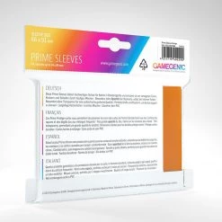 Asmodee Supplies Gamegenic: Prime Sleeves 100ct - Orange