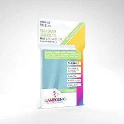 Asmodee Supplies Gamegenic: Prime Board Game Sleeves 50ct - Standard American