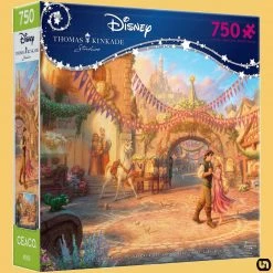 CEACO Company Toys & Figures Thomas Kinkade: Disney - Rapunzel Dancing In The Sunlit Courtyard 750pc Puzzle