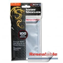 BCW: Resealable Inner Card Sleeves Supplies