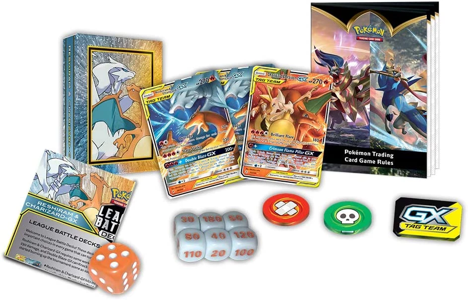 Pokemon TCG: League Battle Deck Featuring Reshiram & Charizard - GX TCGs 4 Pokemon TCG: League Battle Deck Featuring Reshiram & Charizard - GX TCGs