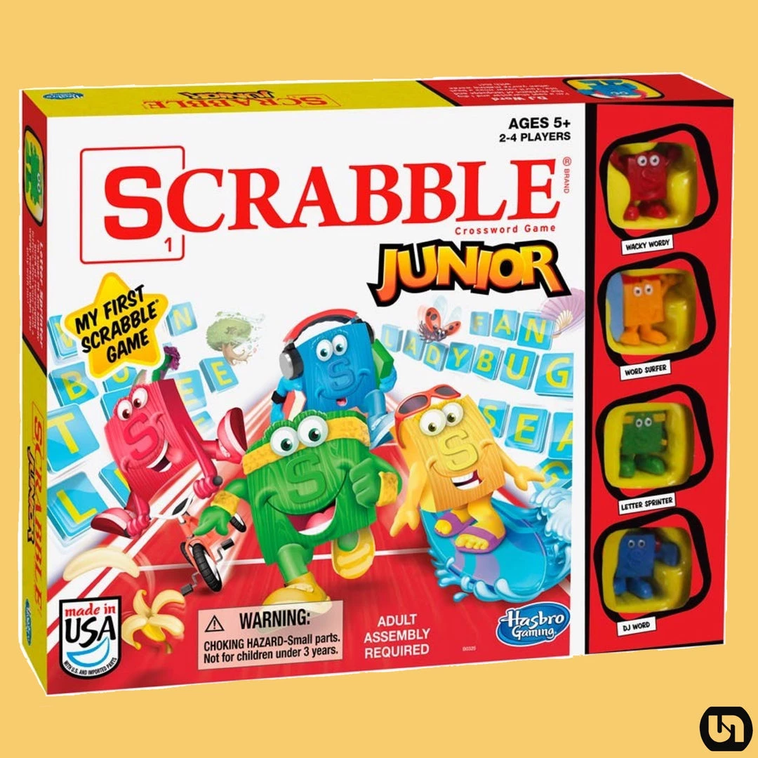 Hasbro Gaming Board Games Scrabble: Junior 3 Hasbro Gaming Board Games Scrabble: Junior