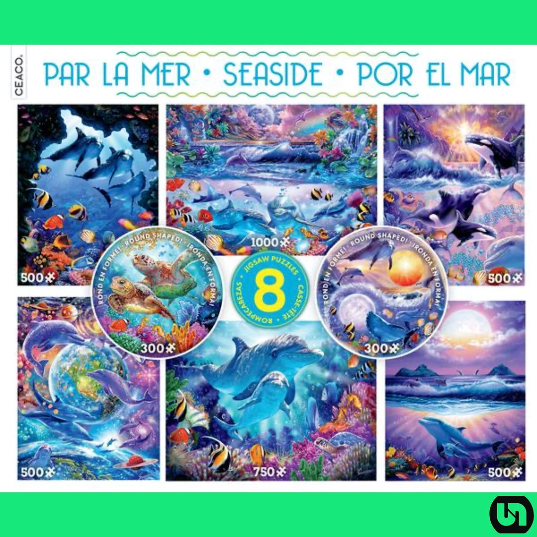 CEACO Company Toys & Figures Seaside 8 In 1 Puzzle Set 3 CEACO Company Toys & Figures Seaside 8 In 1 Puzzle Set