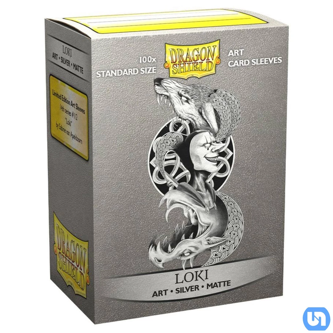 Arcane Tinman Supplies Dragon Shield Matte Art Sleeves - Matte Silver Loki (100 Pack) 3 Arcane Tinman Supplies Dragon Shield Matte Art Sleeves - Matte Silver Loki (100 Pack)