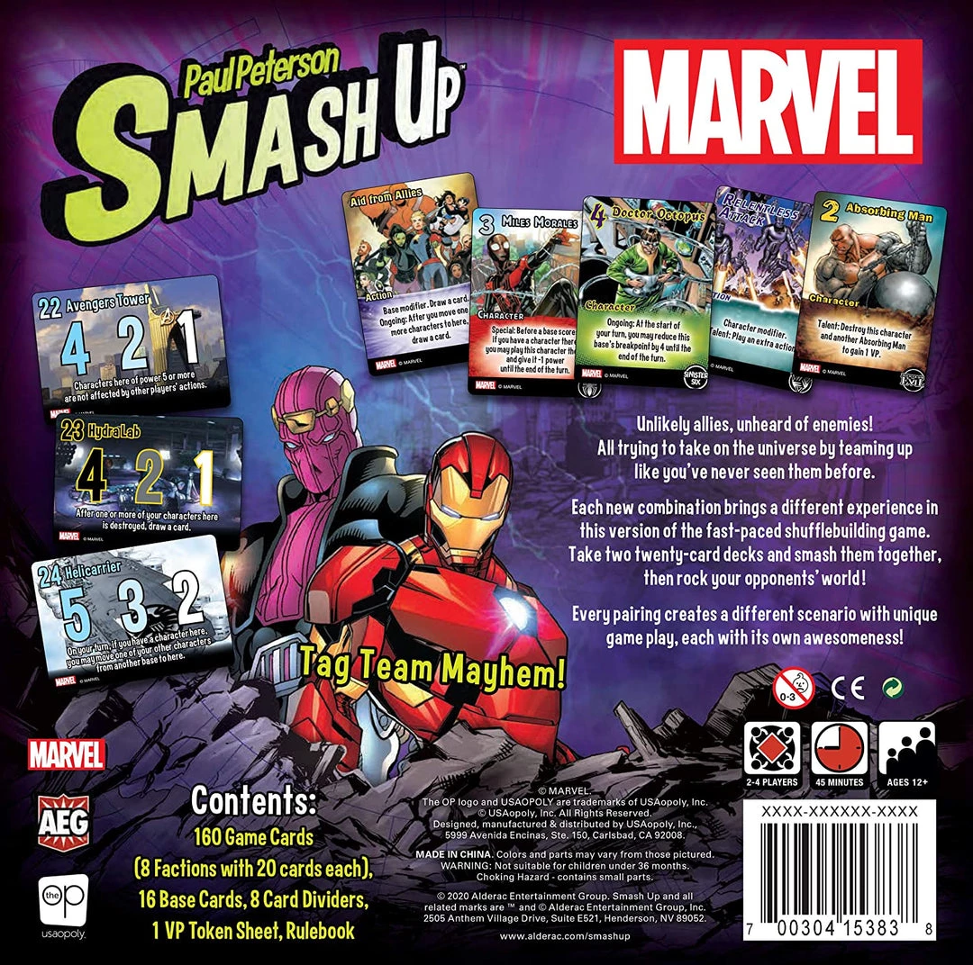 AEG Board Games Smash Up: Marvel 4 AEG Board Games Smash Up: Marvel