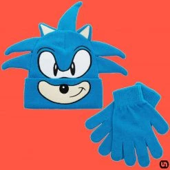 Bioworld Sonic: Youth Beanie & Glove Combo