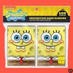 USAopoly Supplies Nickelodeon: Protective Card Sleeves 100ct - Spongebob