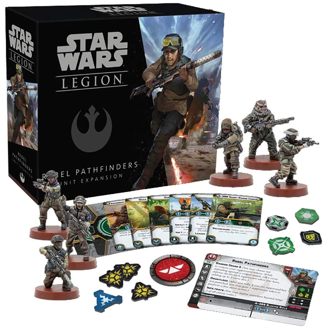 Fantasy Flight Games Star Wars: Legion - Rebel Pathfinders Unit Expansion 4 Fantasy Flight Games Star Wars: Legion - Rebel Pathfinders Unit Expansion