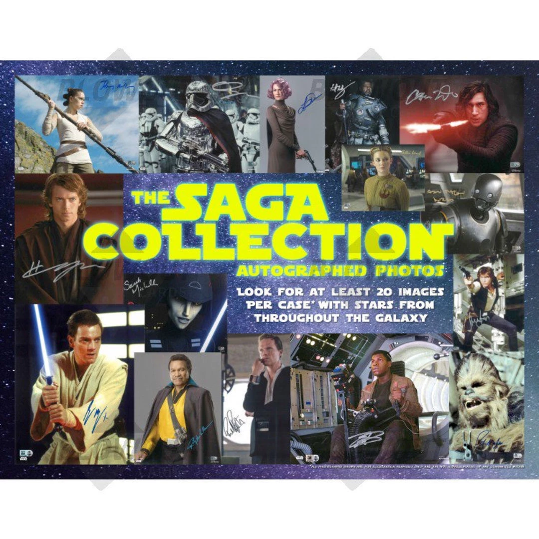 Topps Star Wars: 2021 Saga Collection Autographed Photos Sealed Case 3 Topps Star Wars: 2021 Saga Collection Autographed Photos Sealed Case