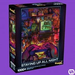 MCHEZO Puzzle: Staying Up All Night 1000pc Toys & Figures