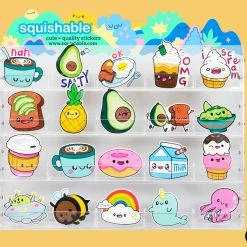 Squishable: Heavy Duty Sticker Assortment - 1 Sticker