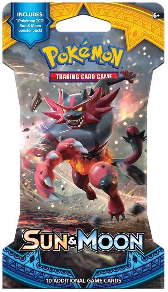 Pokemon TCG: Sun & Moon Sleeved Booster Pack 4 Pokemon TCG: Sun & Moon Sleeved Booster Pack