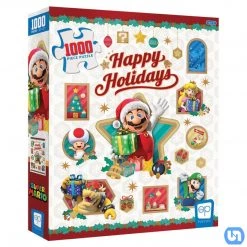 USAopoly Puzzle: Super Mario Happy Holiday 1000pc