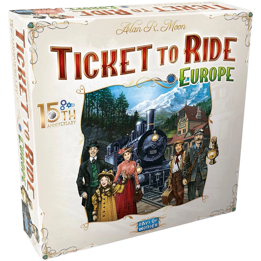 Days Of Wonder Ticket To Ride: Europe 15th Anniversary Board Games 3 Days Of Wonder Ticket To Ride: Europe 15th Anniversary Board Games