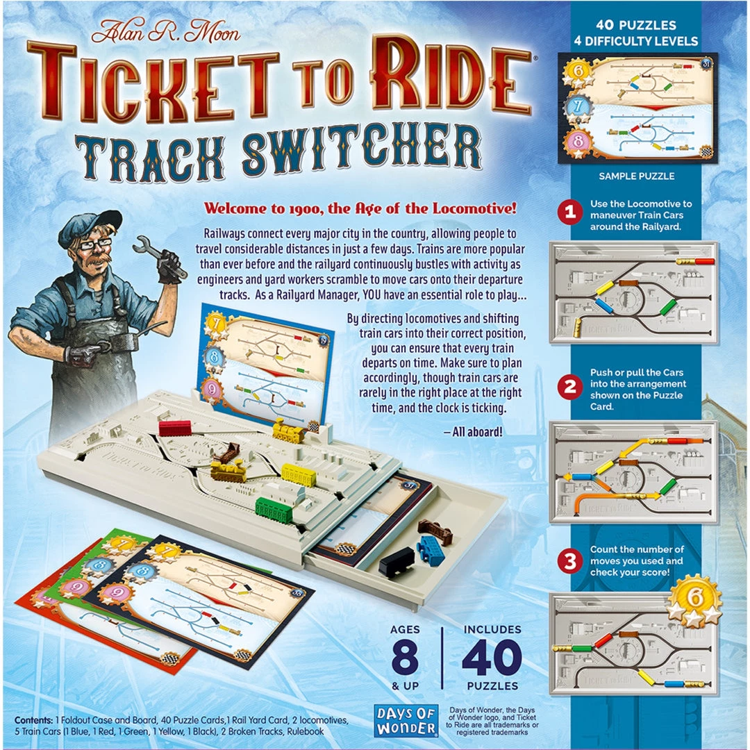 Asmodee Toys & Figures Ticket To Ride: Track Switcher 4 Asmodee Toys & Figures Ticket To Ride: Track Switcher