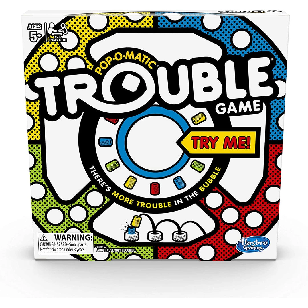 Hasbro Gaming Board Games Trouble Game 3 Hasbro Gaming Board Games Trouble Game