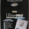 Ultra Pro 9-Pocket Trading Card Pages - Platinum Series (100 Pages) Supplies
