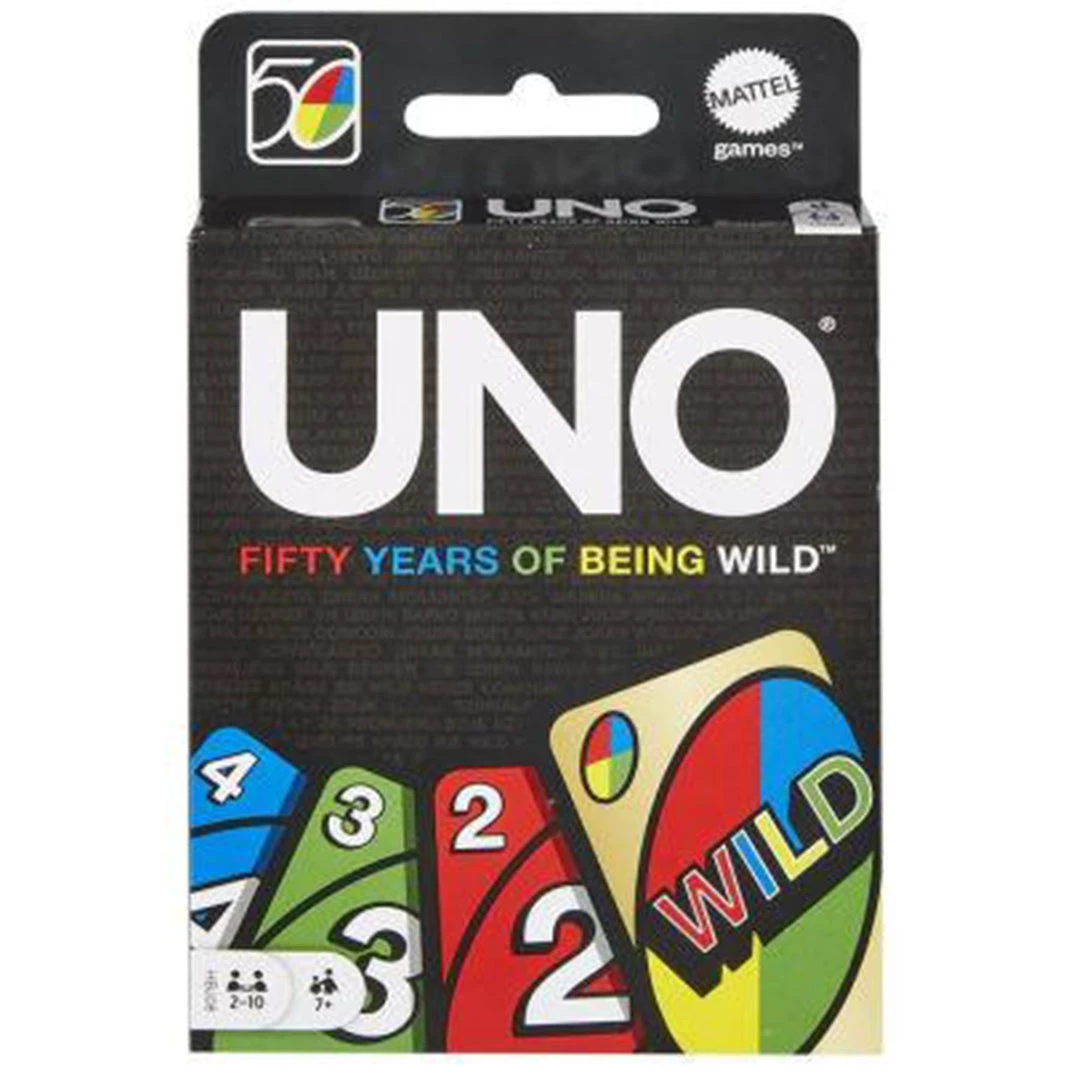 Mattel Games Uno: 50th Anniversary Edition Board Games 3 Mattel Games Uno: 50th Anniversary Edition Board Games