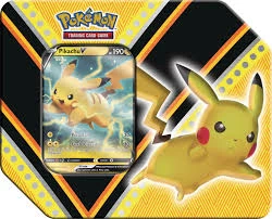 TCGs Pokemon TCG: V Powers Tin - Pikachu 3 TCGs Pokemon TCG: V Powers Tin - Pikachu
