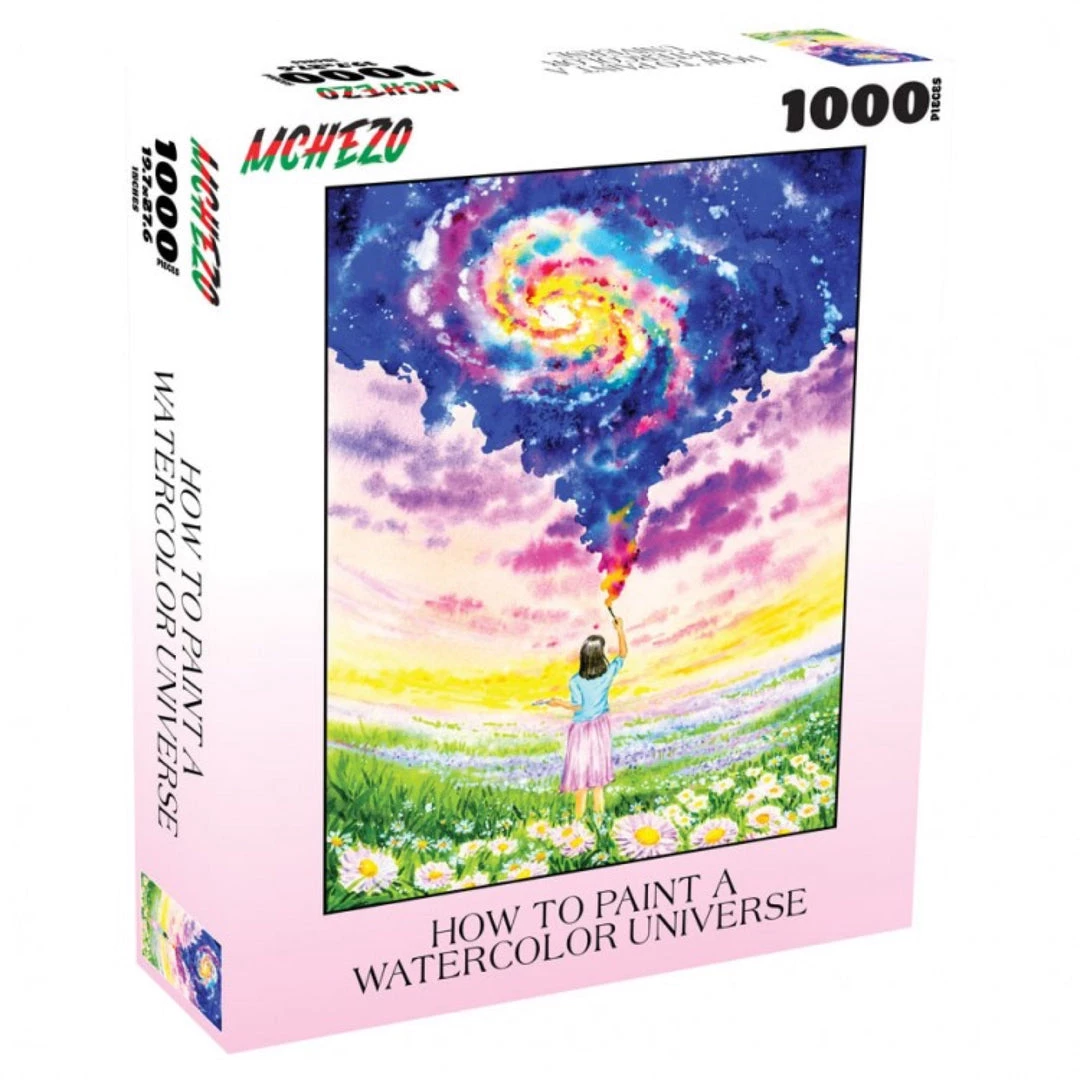 MCHEZO Paint Watercolor Universe 1000pc Puzzle 3 MCHEZO Paint Watercolor Universe 1000pc Puzzle