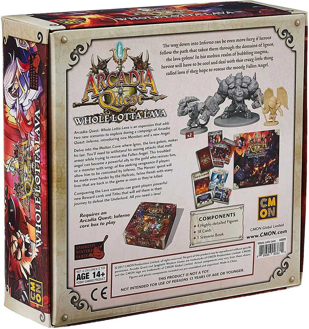CMON Global Limited Arcadia Quest: Whole Lotta Lava 4 CMON Global Limited Arcadia Quest: Whole Lotta Lava