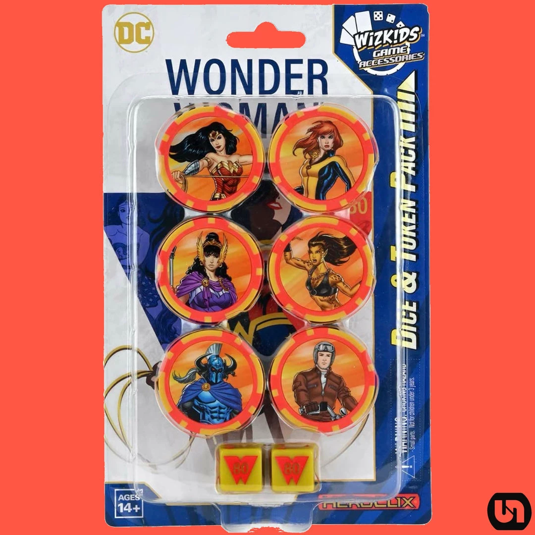 Wizkids DC HeroClix: Wonder Woman 80th Anniversary Dice & Token Pack Miniatures 3 Wizkids DC HeroClix: Wonder Woman 80th Anniversary Dice & Token Pack Miniatures