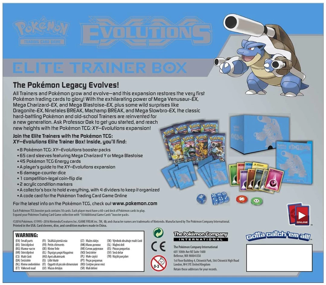 Pokemon TCG: XY Evolutions Elite Trainer Box (Random Selection) TCGs 5 Pokemon TCG: XY Evolutions Elite Trainer Box (Random Selection) TCGs